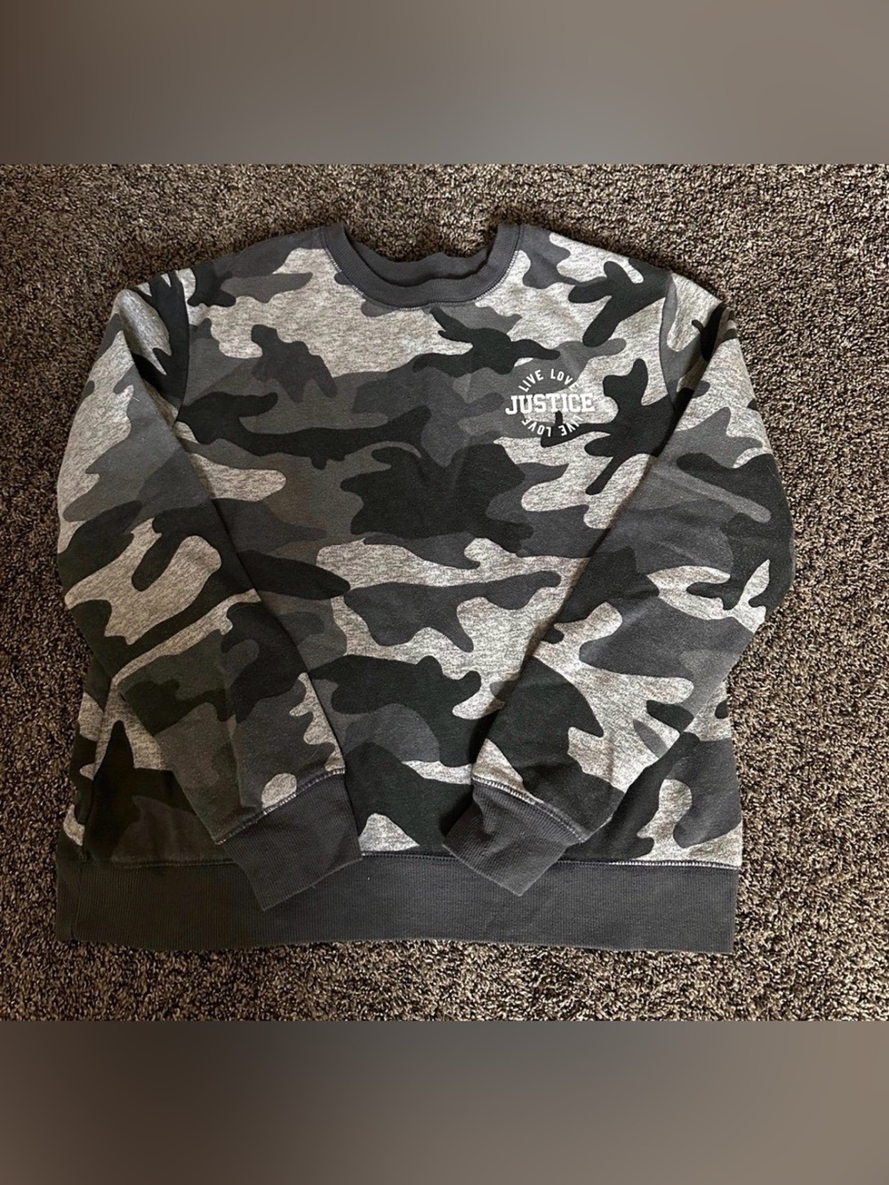 Justice Girls Sweatshirt Size large 0511
